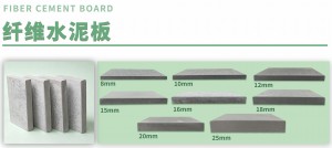 6mm 8mm 9mm 10mm 12mm Decorative Calcium Silicate Fiber Cement Wall Panel for Building Facade Exterior Cladding Interior