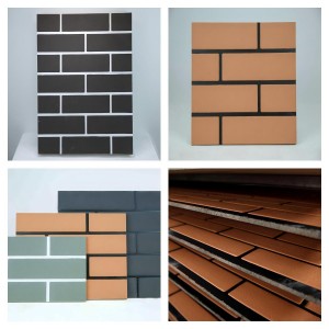 8MM Brick-Effect 50mm Rock Wool EPS GEPS XPS Inorganic Non-Combustible Insulated Integrated Sandwich Panel
