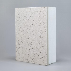 10MM Natural Stone Granite Texture Coated Board 50mm Rock Wool  EPS GEPS XPS Inorganic Core Insul...